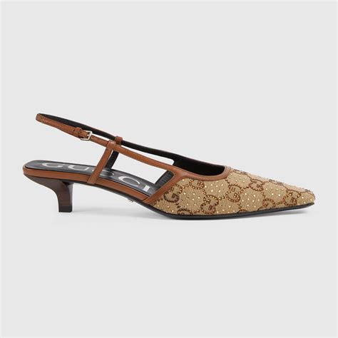 slingback gucci|Gucci slingback shoes.